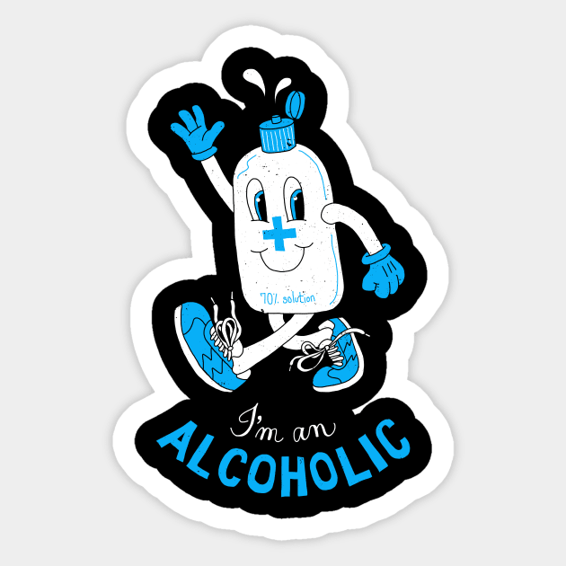 Alcoholic Sticker by alpha jerk